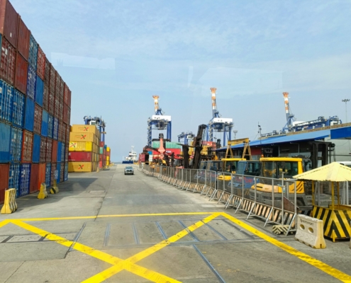 Port-precinct positioned